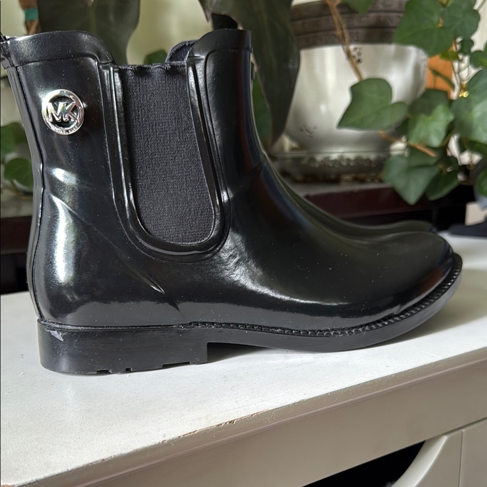Michael Kors Black Rain Boots